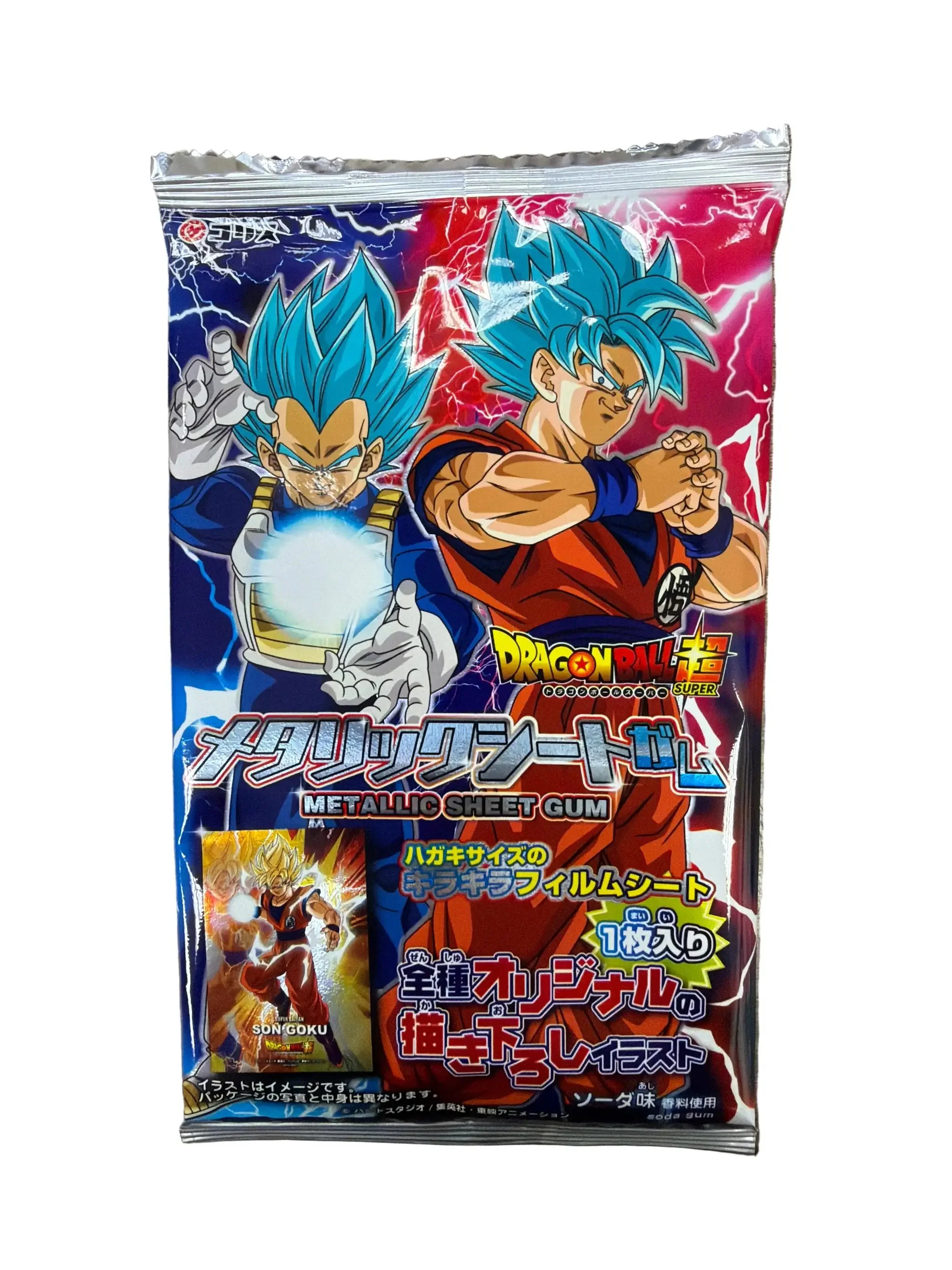 CORIS DRAGON BALL METALIC SHEET GUM