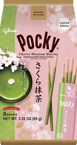 GLICO POCKY CHERRY BLOSSOM MATCHA 8P