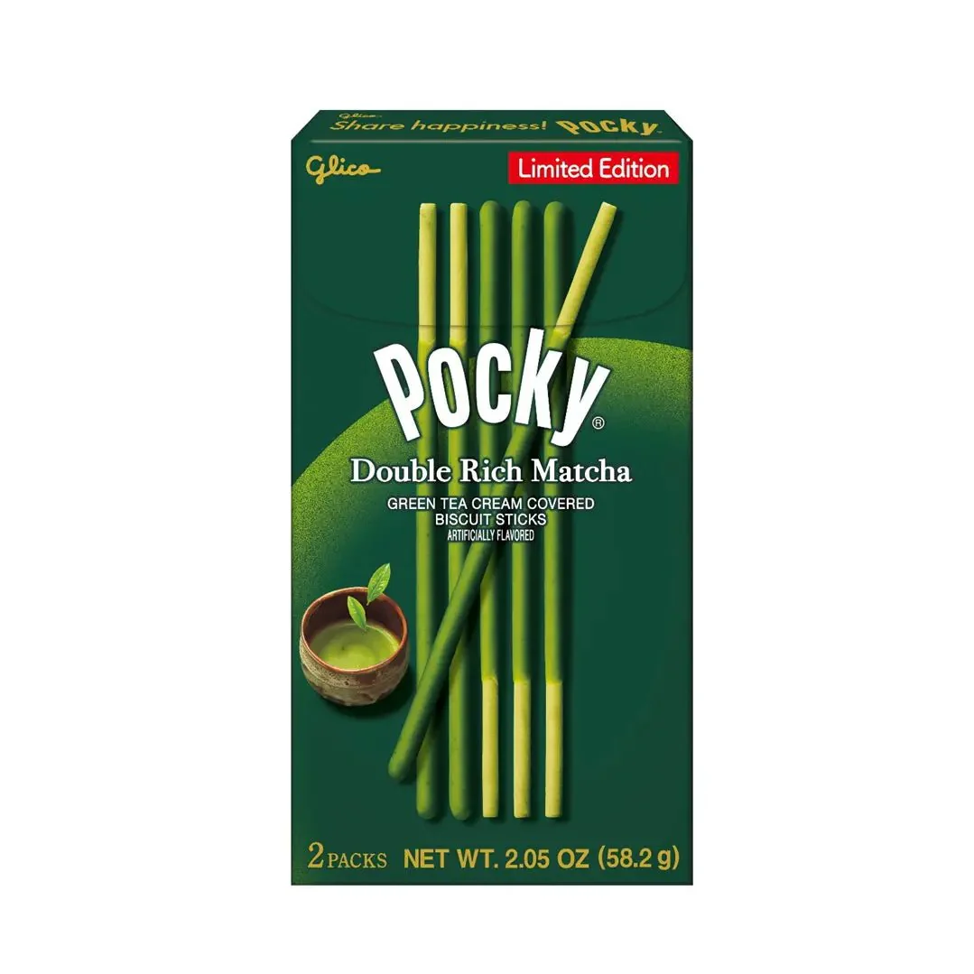 GLICO POCKY DOUBLE MATCHA