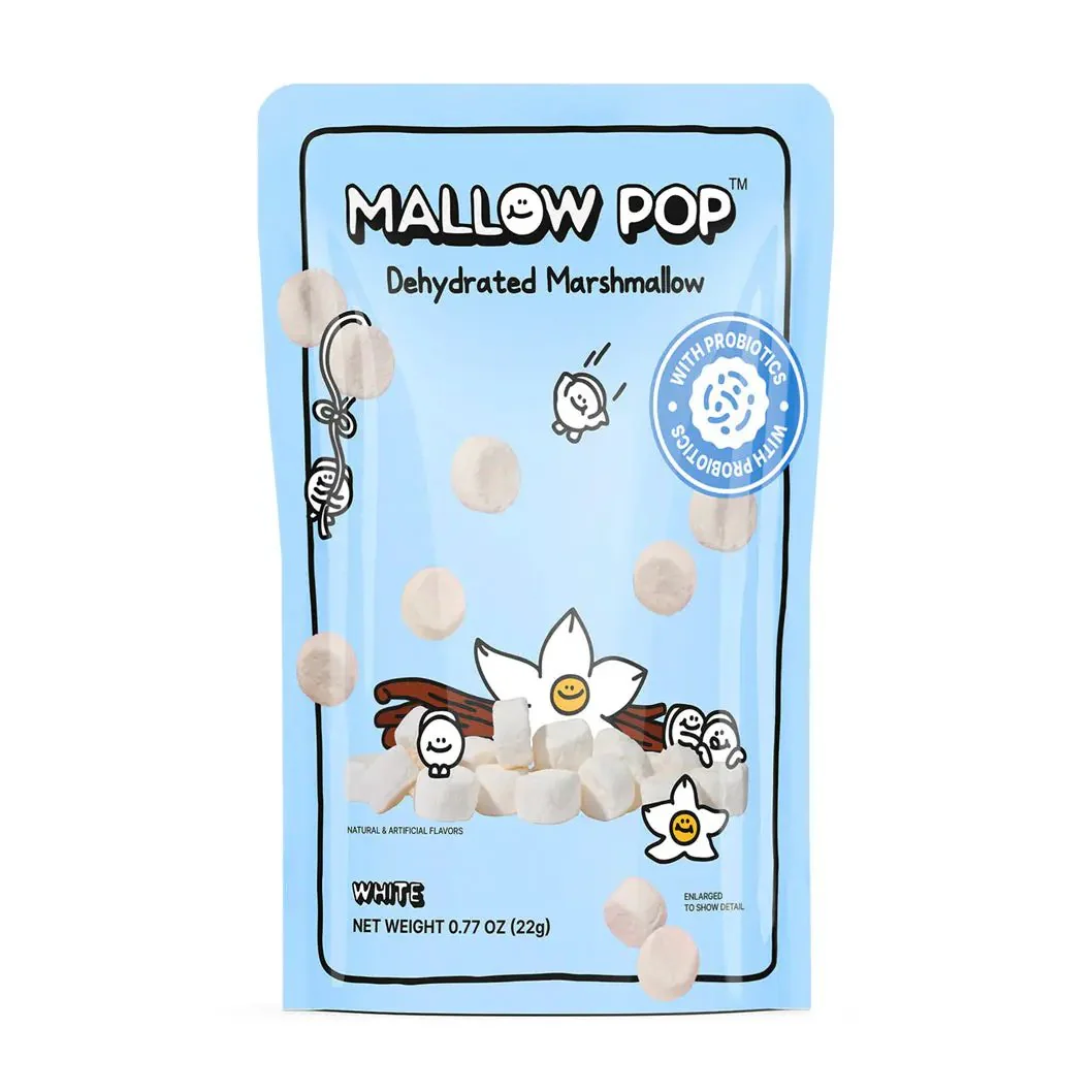 MALLOW POP W/PROBIOTICS WHITE