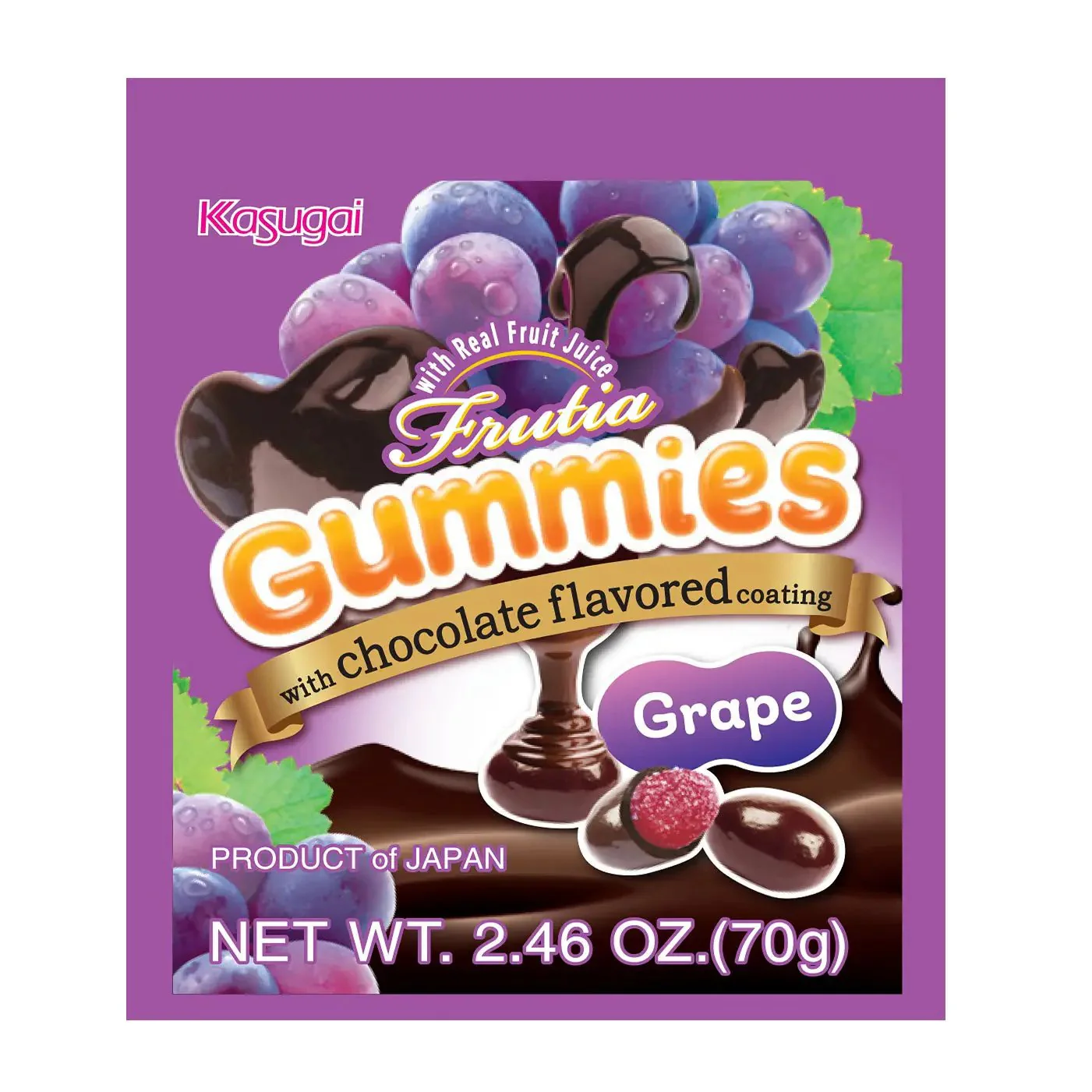 MEIJI FRUTIA CHOCO GUMMIES GRAPE