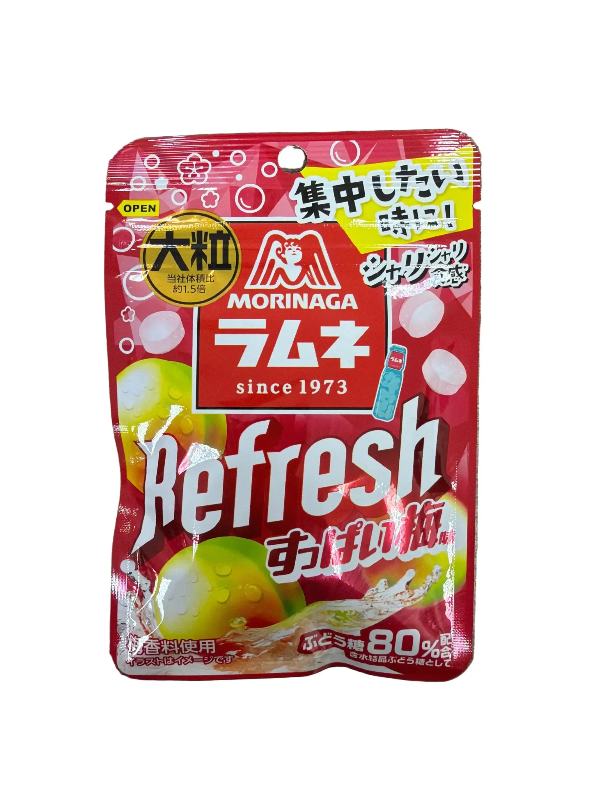MORINAGA BIG RAMUNE REFRESH UME