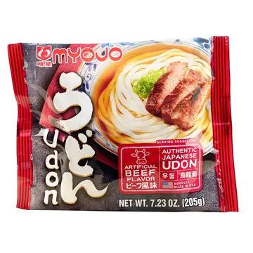 MYOJO UDON/W SOUP BEEF