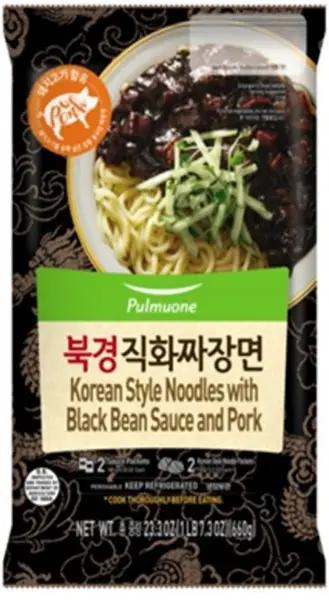 PULMUONE KOREAN STYLE NOODLES W BLACK BEAN SAUCE & PORK