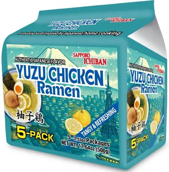 SAPPORO ICHIBAN YUZU CHICKEN RAMEN 5P