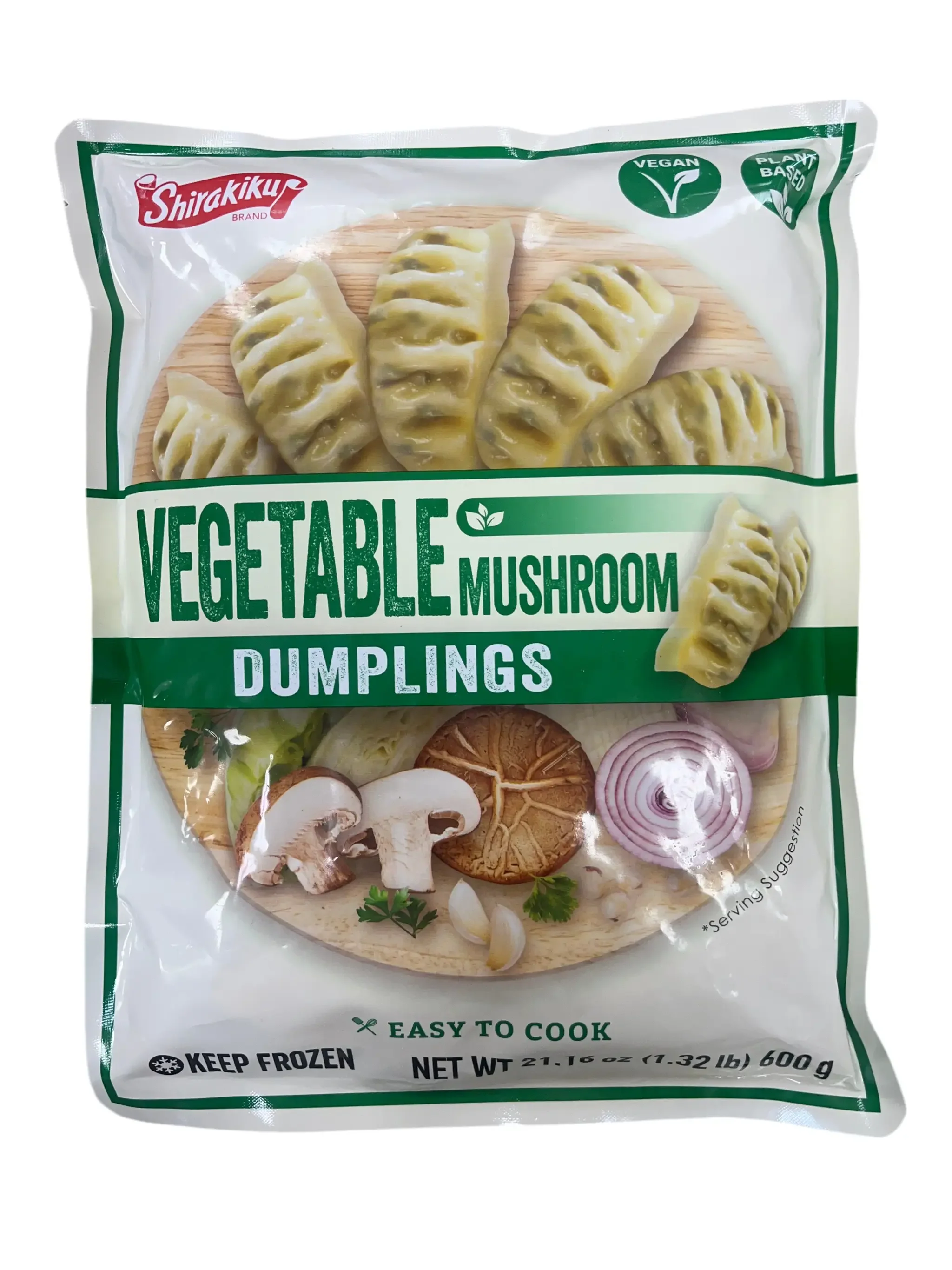 SHIRAKIKU VEGETABLE DUMPLINGS MUSHROOM