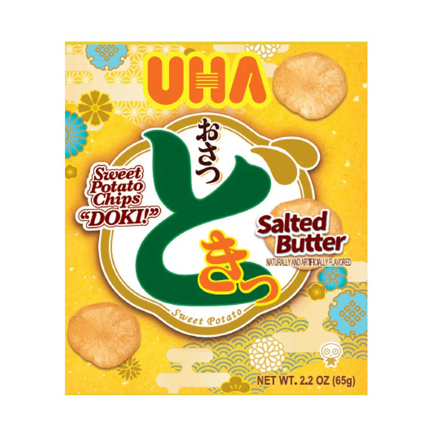 UHA OSATSUDOKI SWEET POTATO CHIP SALTED BUTTER